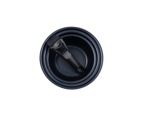 Ковш Bergner Click & cook, набір зі знімною ручкою 16/18/20 см, 4 предмети (BG-31608-RD), изображение 10 Ковш Bergner Click & cook, набір зі знімною ручкою 16/18/20 см, 4 предмети (BG-31608-RD), изображение 10