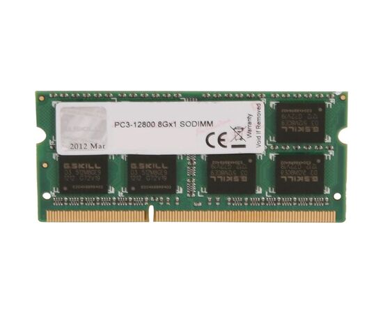 Модуль пам'яті для ноутбука SoDIMM DDR3 8GB 1333 MHz G.Skill (F3-10666CL9S-8GBSQ)