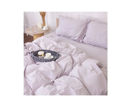 Постільна білизна MirSon Poplin Line 054 Light Gray 110x140 (2200006277354), зображення 2