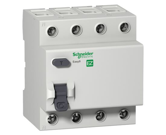 Диференціальний автоматичний вимикач Schneider Electric EZ9 4P 63A 30mA (EZ9R34463)