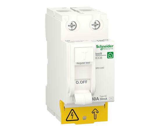 Диференціальний автоматичний вимикач Schneider Electric RESI9 2P 40A 30mA (R9R51240)