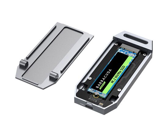Карман внешний Maiwo M.2 SSD NVMe 2280 ч-з USB4.0 Type-C 40Gbps (K1695), изображение 3 Карман внешний Maiwo M.2 SSD NVMe 2280 ч-з USB4.0 Type-C 40Gbps (K1695), изображение 3