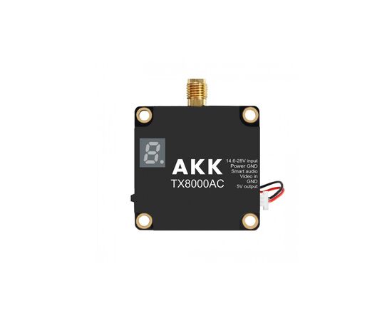 Видеопередатчик (VTX) AKK Ultra Long Range 8W 4.9G-6G 96CH (TX8000AC)