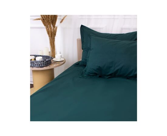 Постільна білизна MirSon Poplin Line 091 Emerald 110x140 (2200006277408), зображення 4