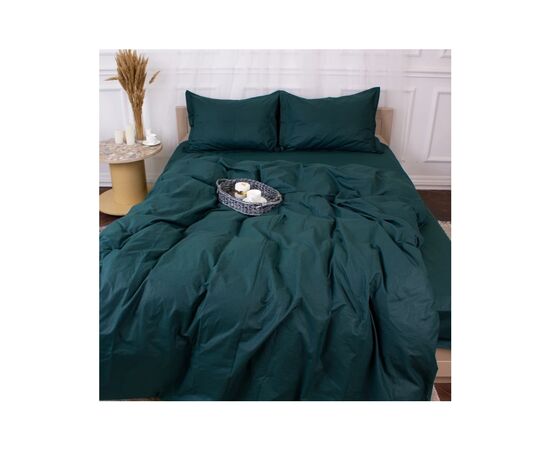 Постільна білизна MirSon Poplin Line 091 Emerald 110x140 (2200006277408), зображення 5