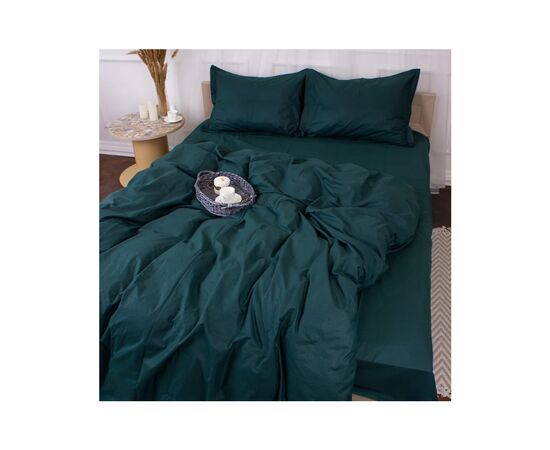 Постельное белье MirSon Poplin Line 091 Emerald 110x140 (2200006277408)