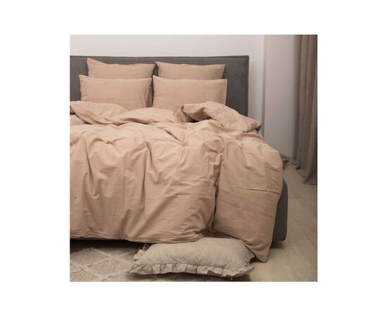 Постельное белье MirSon Cream beige Вареный хлопок 200х220 (2200007885329), изображение 2