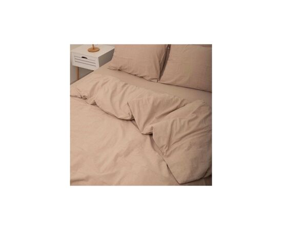 Постельное белье MirSon Cream beige Вареный хлопок 200х220 (2200007885329), изображение 7