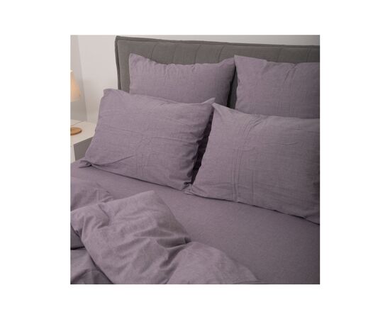 Постільна білизна MirSon Gray Варена бавовна 200х220 (2200007885299), зображення 3