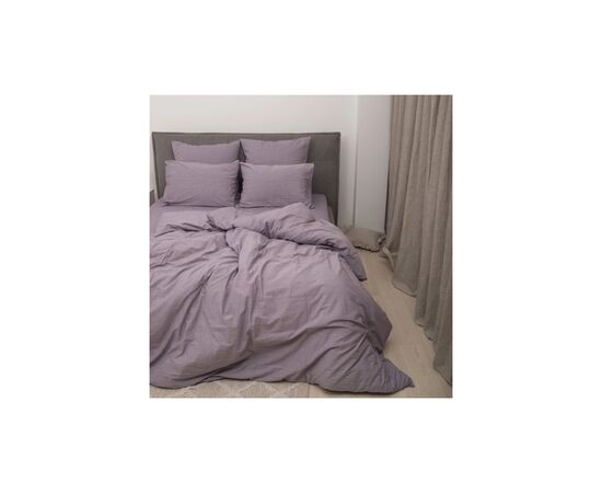 Постільна білизна MirSon Gray Варена бавовна 200х220 (2200007885299), зображення 7