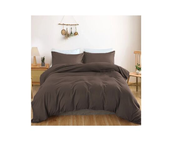 Постельное белье MirSon Light brown Вареный хлопок 200х220 (2200007885282)