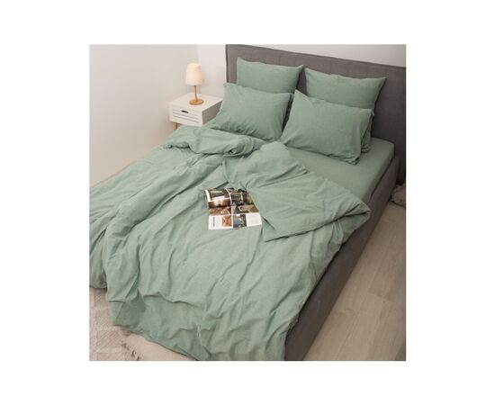 Постельное белье MirSon Olive Вареный хлопок 200х220 (2200007885305), изображение 2