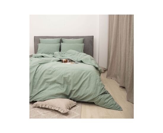 Постельное белье MirSon Olive Вареный хлопок 200х220 (2200007885305), изображение 3