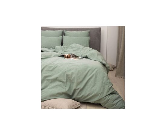 Постельное белье MirSon Olive Вареный хлопок 200х220 (2200007885305), изображение 4
