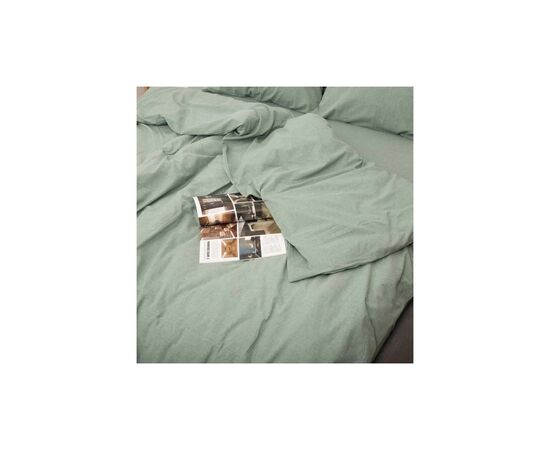 Постельное белье MirSon Olive Вареный хлопок 200х220 (2200007885305), изображение 7