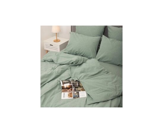 Постельное белье MirSon Olive Вареный хлопок 200х220 (2200007885305), изображение 8