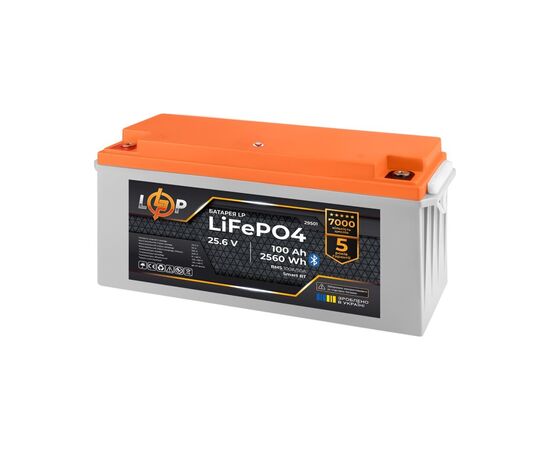 Батарея LiFePo4 LogicPower 25.6V - 100Ah (2560Wh) Smart BT (29501), изображение 2 Батарея LiFePo4 LogicPower 25.6V - 100Ah (2560Wh) Smart BT (29501), изображение 2