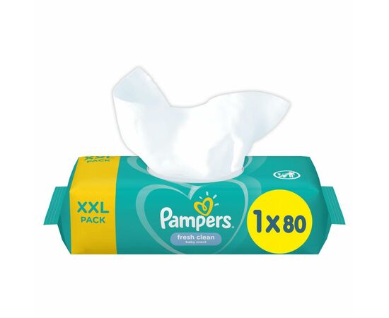 Детские влажные салфетки Pampers Sens 80 шт (8001841041421), изображение 2