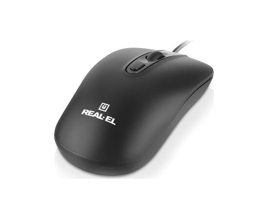 Мишка REAL-EL RM-222 USB Black/Gray (EL123200040), зображення 6 Мишка REAL-EL RM-222 USB Black/Gray (EL123200040), зображення 6