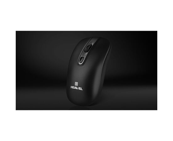 Мишка REAL-EL RM-350W Wireless Black/Gray (EL123200043), зображення 9 Мишка REAL-EL RM-350W Wireless Black/Gray (EL123200043), зображення 9