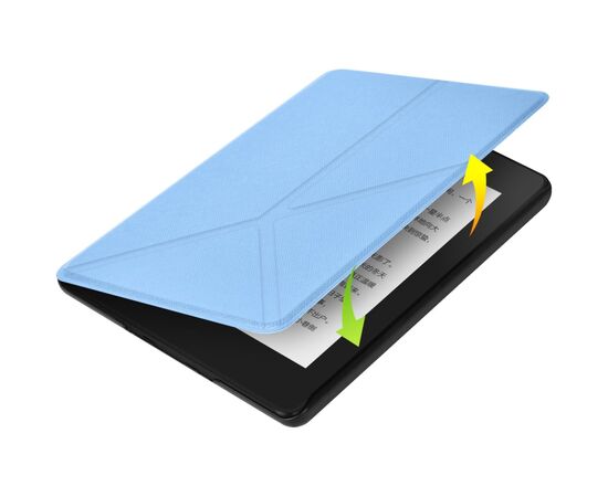 Чехол для электронной книги BeCover Ultra Slim Origami Amazon Kindle Paperwhite 12th Gen. 2024 7" Light Blue (712839), изображение 6 Чехол для электронной книги BeCover Ultra Slim Origami Amazon Kindle Paperwhite 12th Gen. 2024 7" Light Blue (712839), изображение 6