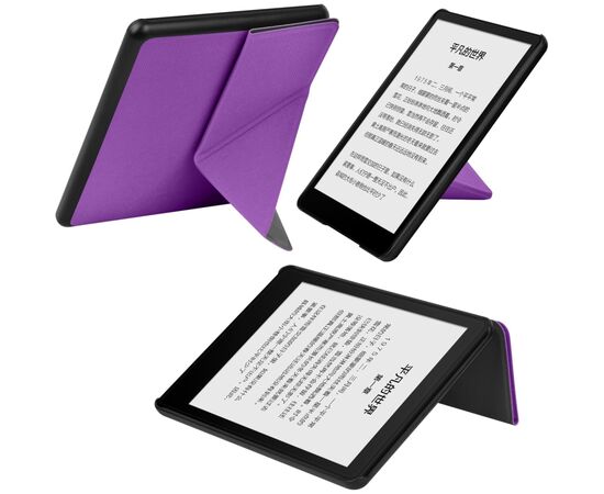 Чехол для электронной книги BeCover Ultra Slim Origami Amazon Kindle Paperwhite 12th Gen. 2024 7" Purple (712840), изображение 7 Чехол для электронной книги BeCover Ultra Slim Origami Amazon Kindle Paperwhite 12th Gen. 2024 7" Purple (712840), изображение 7