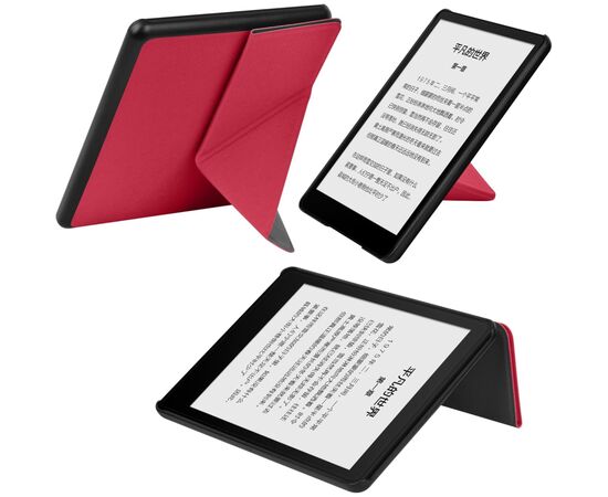 Чехол для электронной книги BeCover Ultra Slim Origami Amazon Kindle Paperwhite 12th Gen. 2024 7" Red (712841), изображение 7 Чехол для электронной книги BeCover Ultra Slim Origami Amazon Kindle Paperwhite 12th Gen. 2024 7" Red (712841), изображение 7