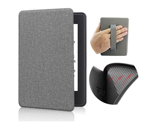 Чохол до електронної книги BeCover Smart Case Amazon Kindle Paperwhite 12th Gen. 2024 7" Gray (712846), зображення 3 Чохол до електронної книги BeCover Smart Case Amazon Kindle Paperwhite 12th Gen. 2024 7" Gray (712846), зображення 3