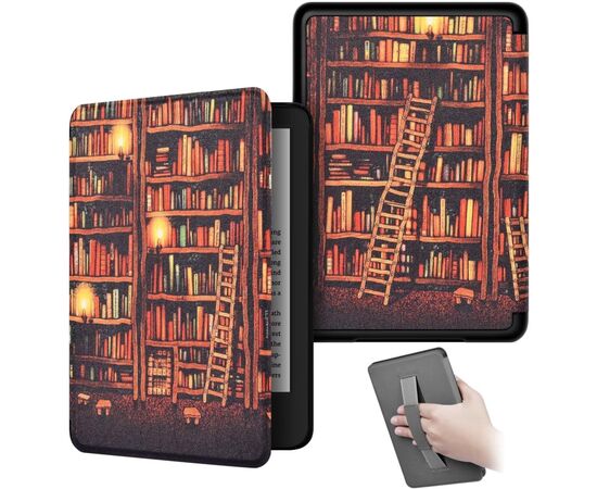 Чехол для электронной книги BeCover Smart Case Amazon Kindle Paperwhite 12th Gen. 2024 7" Library (712855), изображение 3 Чехол для электронной книги BeCover Smart Case Amazon Kindle Paperwhite 12th Gen. 2024 7" Library (712855), изображение 3