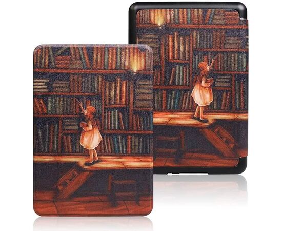 Чохол до електронної книги BeCover Smart Case Amazon Kindle Paperwhite 12th Gen. 2024 7" Library Girl (712856), зображення 6 Чохол до електронної книги BeCover Smart Case Amazon Kindle Paperwhite 12th Gen. 2024 7" Library Girl (712856), зображення 6