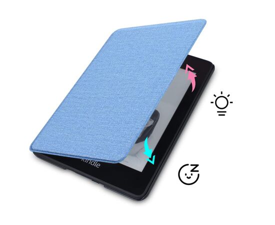 Чехол для электронной книги BeCover Smart Case Amazon Kindle Paperwhite 12th Gen. 2024 7" Light Blue (712847), изображение 4 Чехол для электронной книги BeCover Smart Case Amazon Kindle Paperwhite 12th Gen. 2024 7" Light Blue (712847), изображение 4