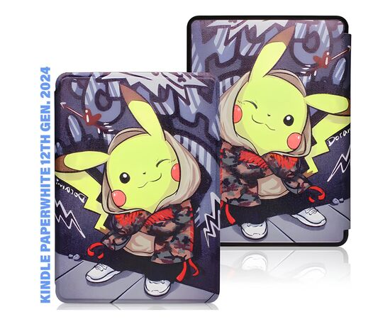 Чехол для электронной книги BeCover Smart Case Amazon Kindle Paperwhite 12th Gen. 2024 7" Pikachu (712858)