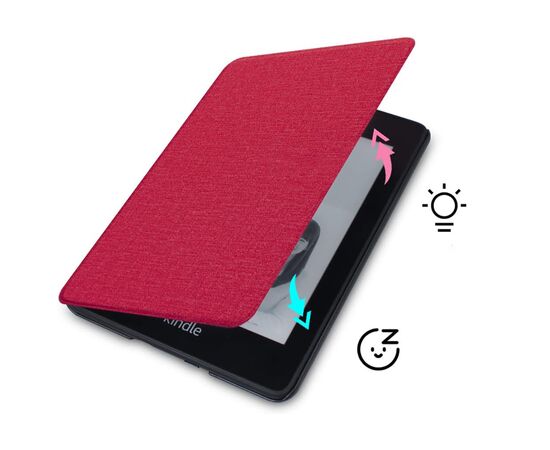 Чохол до електронної книги BeCover Smart Case Amazon Kindle Paperwhite 12th Gen. 2024 7" Red (712849), зображення 5 Чохол до електронної книги BeCover Smart Case Amazon Kindle Paperwhite 12th Gen. 2024 7" Red (712849), зображення 5