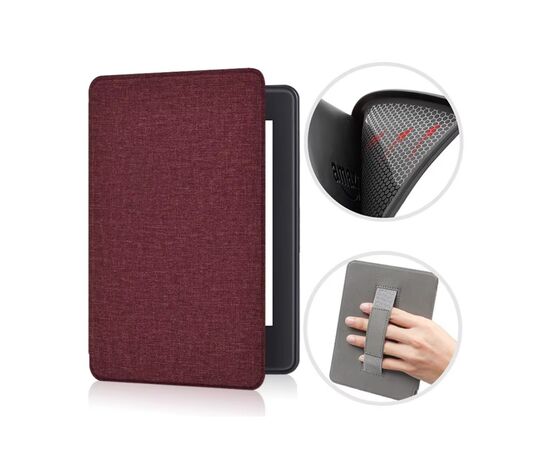 Чохол до електронної книги BeCover Smart Case Amazon Kindle Paperwhite 12th Gen. 2024 7" Red Wine (712850), зображення 3 Чохол до електронної книги BeCover Smart Case Amazon Kindle Paperwhite 12th Gen. 2024 7" Red Wine (712850), зображення 3