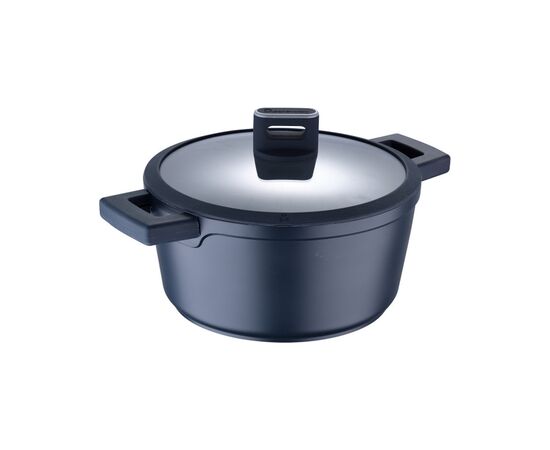 Каструля MasterPro Indigo з кришкою 24 см 4,5 л (BGMP-7979)