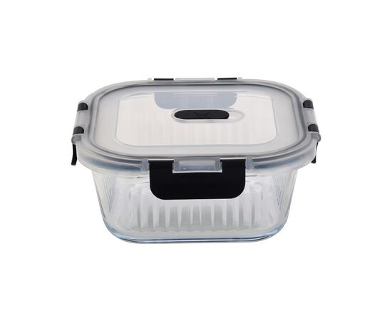 Пищевой контейнер MasterPro Foodies collection квадратний 800 мл (BGMP-5676), изображение 2 Пищевой контейнер MasterPro Foodies collection квадратний 800 мл (BGMP-5676), изображение 2