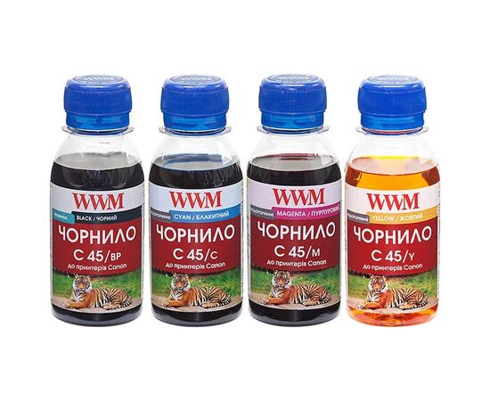 Чернила WWM CANON PG440/CL-441 Black Pigment +C/M/Y (C45SET-4)