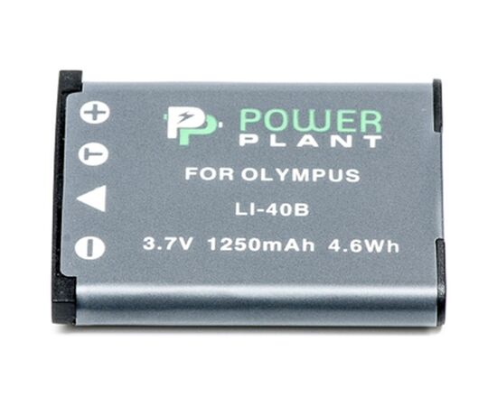 Акумулятор до фото/відео PowerPlant Olympus Li-40B, Li-42B, D-Li63, D-Li108, NP-45, NP-80, NP-82 (DV00DV1090)