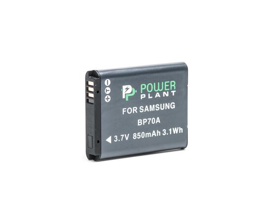 Аккумулятор к фото/видео PowerPlant Samsung BP70A (DV00DV1261), изображение 2 Аккумулятор к фото/видео PowerPlant Samsung BP70A (DV00DV1261), изображение 2