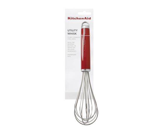Венчик KitchenAid Coreline 27,5 см червоний (KAG060OHERE), изображение 2 Венчик KitchenAid Coreline 27,5 см червоний (KAG060OHERE), изображение 2