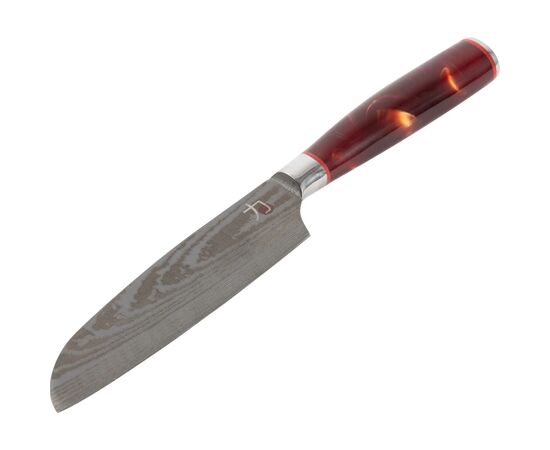 Кухонный нож MasterPro Tetsu, сантоку, 12.5 см, коричневий (BGMP-4129-BR), изображение 2 Кухонный нож MasterPro Tetsu, сантоку, 12.5 см, коричневий (BGMP-4129-BR), изображение 2