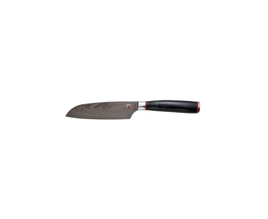 Кухонний ніж MasterPro Tetsu, сантоку, 12.5 см, чорний (BGMP-4129-MBK)