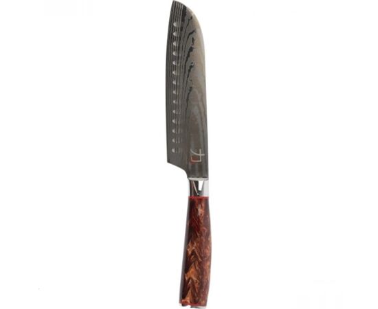 Кухонный нож MasterPro Tetsu, сантоку, 17.5 см, коричневий (BGMP-4128-BR)