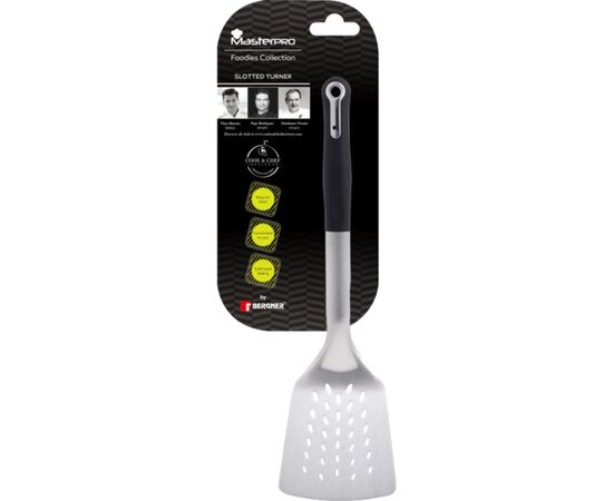 Лопатка кухонная MasterPro Foodies collection з прорізами 33.6 см (BGMP-4859), изображение 2 Лопатка кухонная MasterPro Foodies collection з прорізами 33.6 см (BGMP-4859), изображение 2