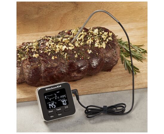 Кухонный термометр KitchenAid з таймером Measuring (KQ906G), изображение 4 Кухонный термометр KitchenAid з таймером Measuring (KQ906G), изображение 4