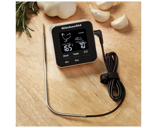 Кухонный термометр KitchenAid з таймером Measuring (KQ906G), изображение 5 Кухонный термометр KitchenAid з таймером Measuring (KQ906G), изображение 5