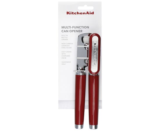 Консервный нож KitchenAid Coreline 21 см червоний (KAG199OHERE), изображение 4 Консервный нож KitchenAid Coreline 21 см червоний (KAG199OHERE), изображение 4