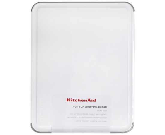 Разделочная доска KitchenAid Universal, двостороння, 20,3 х 25,3 х 1 (KEG701NOSMGA), изображение 4 Разделочная доска KitchenAid Universal, двостороння, 20,3 х 25,3 х 1 (KEG701NOSMGA), изображение 4