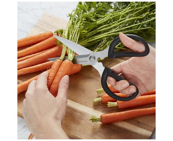 Кухонные ножницы KitchenAid Universal, з захисним чохлом на лезо, 21,1 см, чорні (KQG351OHOBE), изображение 3 Кухонные ножницы KitchenAid Universal, з захисним чохлом на лезо, 21,1 см, чорні (KQG351OHOBE), изображение 3