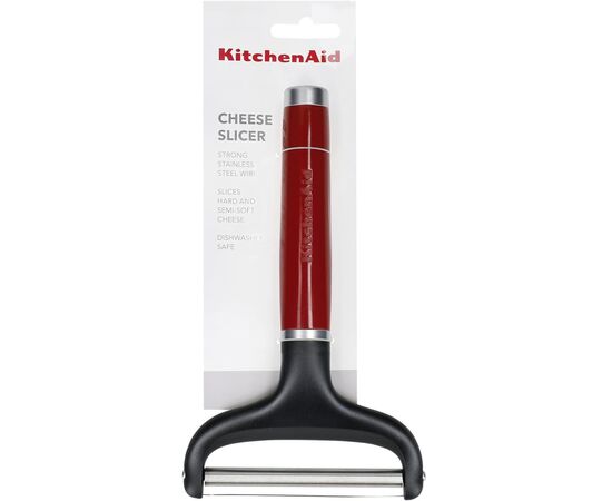 Кухонный нож KitchenAid Coreline для сиру, 20,3 см, червоний (KAG133OHERE), изображение 4 Кухонный нож KitchenAid Coreline для сиру, 20,3 см, червоний (KAG133OHERE), изображение 4